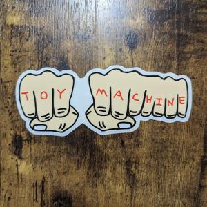 【ST-195】ToyMachine Skateboard トイマシーン スケートボード sticker ステッカー Fists