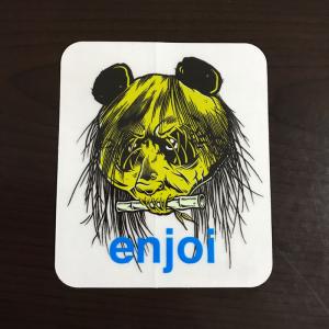 【ST-314】Enjoi Skateboard エンジョイ スケートボード ステッカー 80's Head Zorlac / Pushead Tribute