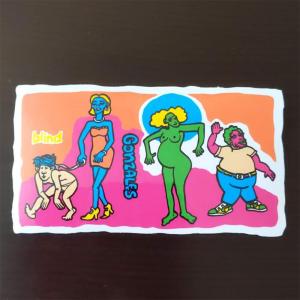 【ST-52】Blind×MarkGonzales Skateboards ブラインド×マークゴンザレス スケートボード ステッカー Colored People｜m-earth-stickers