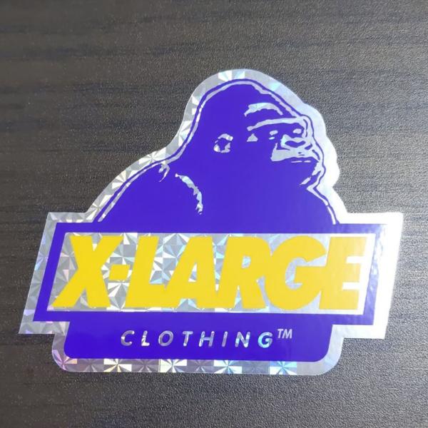 【ST-733】XLARGE エクストララージ sticker ステッカー OG HOLOGRAM ...