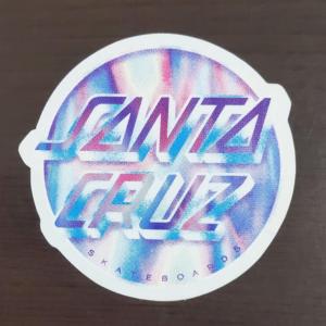 【ST-992】Santa Cruz Skateboard サンタクルーズ スケートボード sticker ステッカー Iridescent Dot
