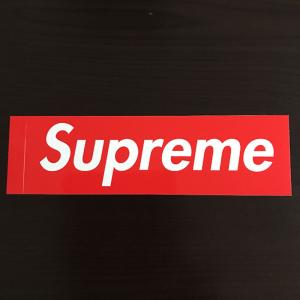 supreme シュプリーム ステッカー ボックスロゴ レッド