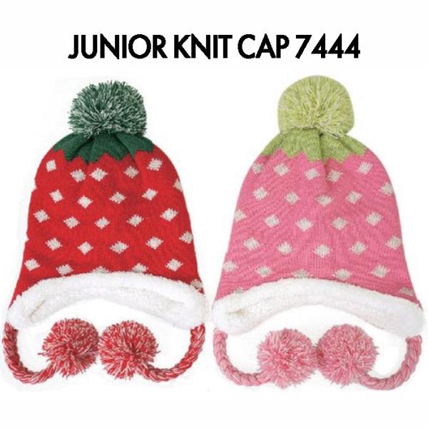 ニット帽 ニットキャップ 帽子 イヤーフラップ 耳あて 耳付き 子供 ジュニア キッズ スキー スノ...