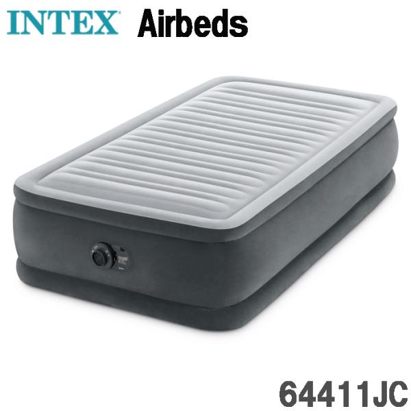 【日本正規品】ベッド エアーベッド シングル 64411 電動 ツインコンフォート INTEX 64...