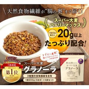 スーパー大麦 グラノーラ バーリーマックスグラノーラ