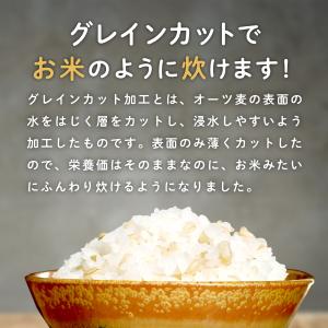 お米 みたいに炊ける オーツ麦 900g 燕麦...の詳細画像2