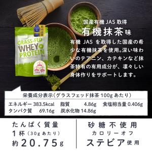 プロテイン ホエイプロテイン 抹茶 1kg グ...の詳細画像3