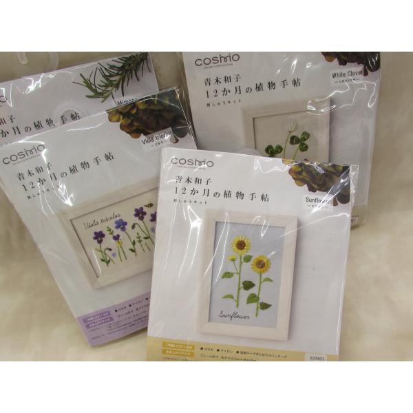 ルシアン　フランス刺しゅう　青木和子　12か月の植物手帖