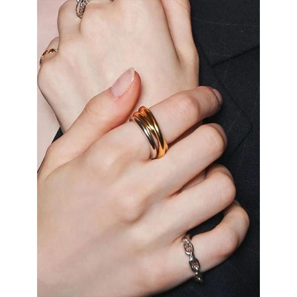 LOHME ローム 即日発送  Two-strand Mix Ring SV925 LM21002 ...