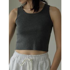 anuke アンヌーク Cropped Knit Tanktop 62410503 タンクトップ｜m-i-e