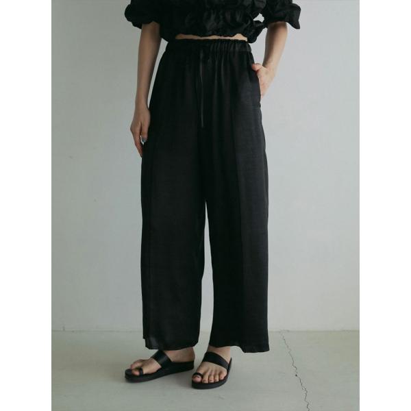 【SALE】アンヌーク anuke 即日発送  Piping Satin Pants パイピングサテ...