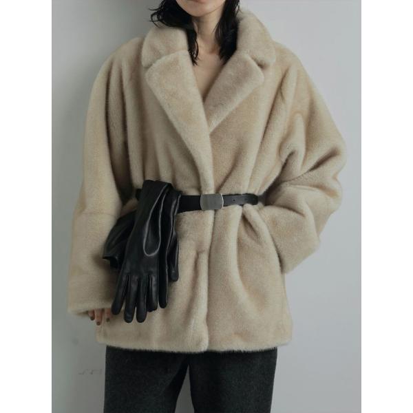 アンヌーク anuke 即日発送 Eco Minkfur Jacket 62520101 エコミンク...