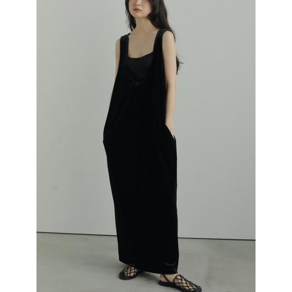 anuke アンヌーク 即日発送 Velour Uneck Onepiece 62520314 ベロ...