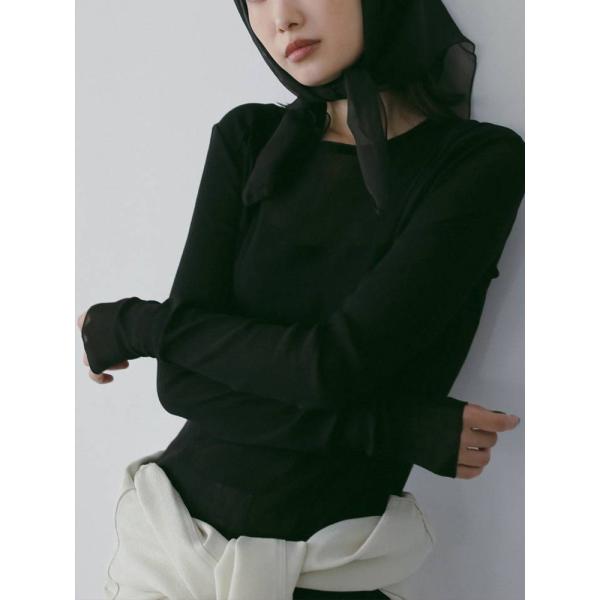 アンヌーク anuke 即日発送  Cotton Tulle Tops 62610605 コットンチ...