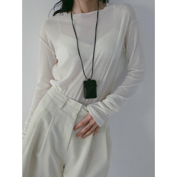 アンヌーク anuke 即日発送 Sheer Long T-Shirts 62610624 シアーロ...