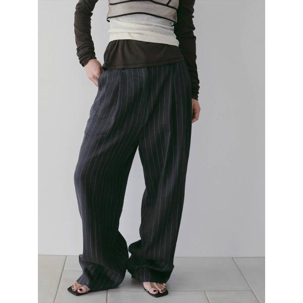 アンヌーク  anuke  即日発送 Linen Tuck Pants 62610706 リネンタッ...