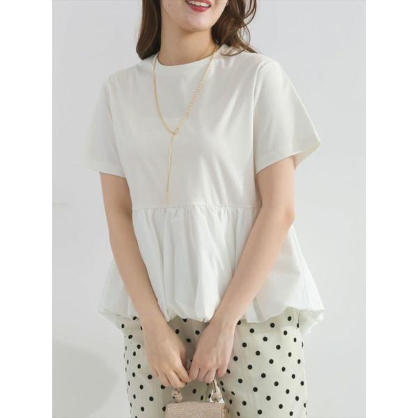 【春限定SALE】PICCIN PERLA ピッチンぺルラ 即日発送  裾バルーンカットソー 906...