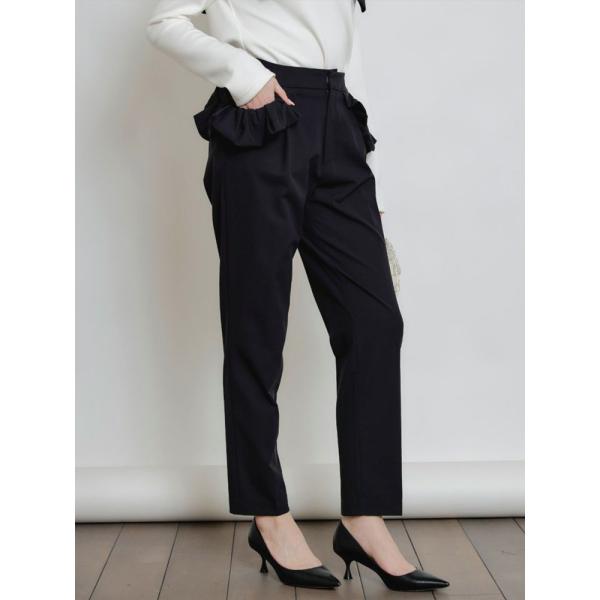 PICCIN PERLA ピッチンぺルラ 即日発送 フリルポケットテーパードパンツ 908120 フ...