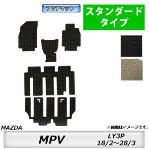 MPV LY3P 前期 フロントアンダースポイラー サイドステップ 2点キット