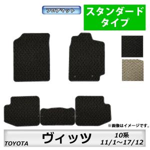 フロアマット　トヨタ　ＴＯＹＯＴＡ　ヴィッツ　Ｖｉｔｚ　10系　H11/1〜H17/12　カーマット　抗菌　　消臭　スタンダードタイプ