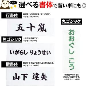 刺繍 アイロン接着 お名前ゼッケン 枠入り 小...の詳細画像5