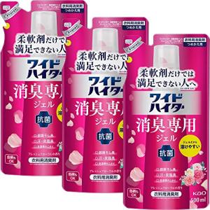 まとめ買いワイドハイター 消臭専用ジェル フレッシュフローラルの香り 詰替え用500ml×3個｜m-magokoro