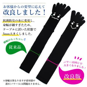 着圧ソックス 5本指 3足組 日本製 薄手 年...の詳細画像2