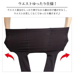 裏起毛タイツ 2足組 防寒 起毛 抗菌 防臭 ...の詳細画像5