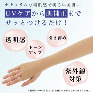 アームカバー レディース ストッキング素材 シ...の詳細画像2