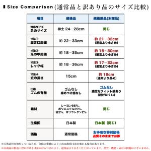 2足組 規格外品 靴下 ソックス メンズ 日本...の詳細画像2