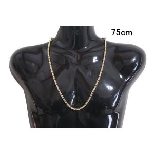 テニスネックレス 60cm ヒップホップ CZダイヤ ジルコニア テニス