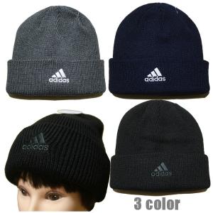 adidas ニットキャップ ADM BOS AC WATCH 108111401 ブラック グレー ネイビー CAP 帽子 アディダス [メール便可]