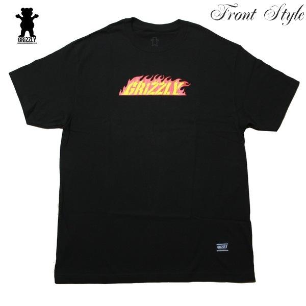 GRIZZLY Tシャツ Hot Rod SS TEE vigr22su47 グリズリー ブラック ...