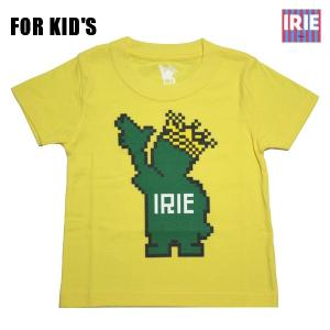 IRIE キッズTシャツ PIXEL POWKING KIDS TEE YEL IKHA19006 イエロー アイリー｜m-market-web