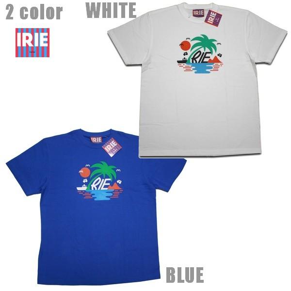 IRIE Tシャツ THE ISLAND TEE IRSS20047 ホワイト ブルー アイリー