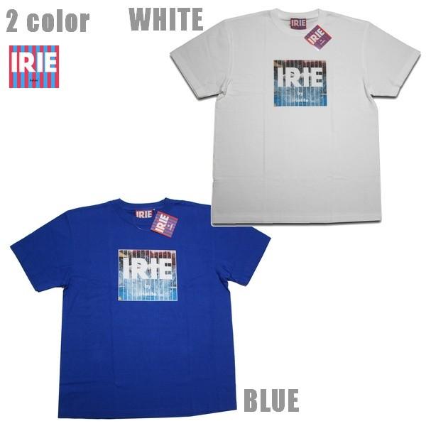 IRIE Tシャツ WATER SPLASH LOGO TEE IRSS2050 ホワイト ブルー ...