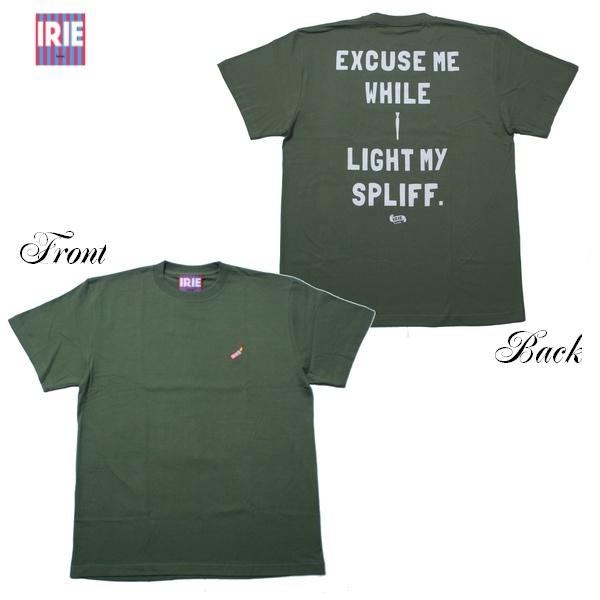 IRIE Tシャツ LIGHT MY SPLIFF TEE [OLV] IRSS22028 オリーブ...