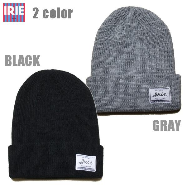 IRIE ニットキャップ LOGO KNIT CAP IRAW22030 アイリー レゲエ グレー ...