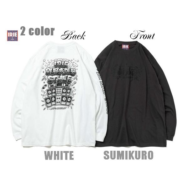 IRIE 長袖Tシャツ HAND DRAWING L/S TEE IRAW24017 アイリー ホワ...