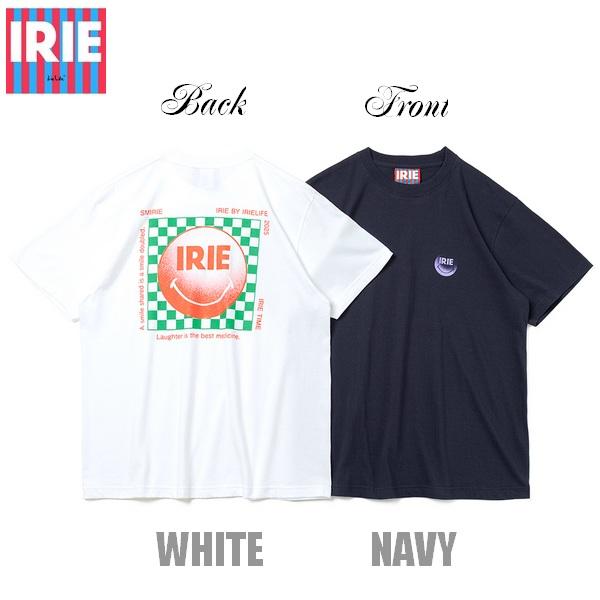 IRIE Tシャツ IRIE SMIRIE TEE IRSS25039 ホワイト ネイビー 白 紺 ...