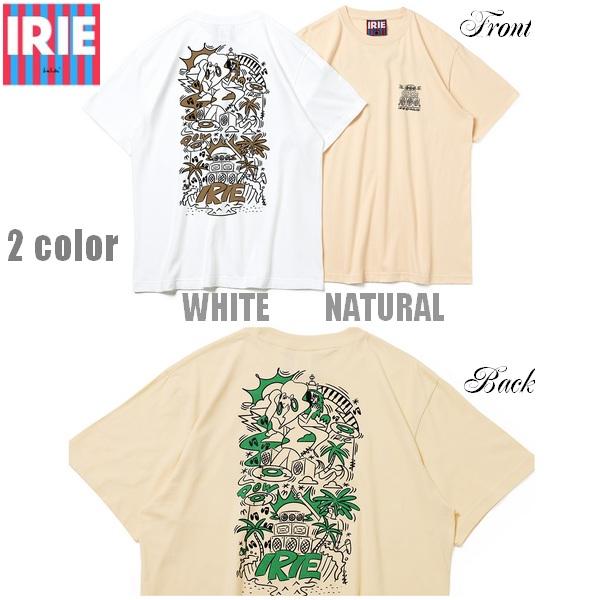 IRIE Tシャツ RAGGA LAND TEE IRHA25-002 ホワイト ナチュラル 白 レ...