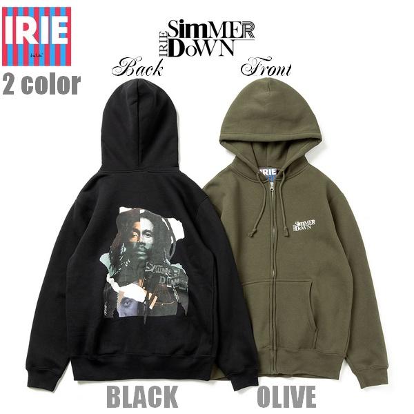 IRIE パーカー SIMMER DOWN ZIP HOODIE IRAW25033 アイリー レゲ...