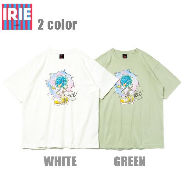 IRIE Tシャツ JOINTAくん TEE IRSS26-015 ホワイト グリーン 白 緑 レゲ...