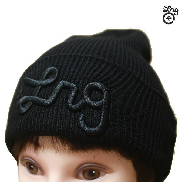 LRG ニットキャップ LIFTED SCRIPT BEANIE [BLK] L1C5MHBXX ブ...