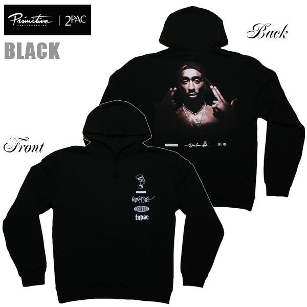 PRIMITIVE × 2PAC コラボパーカー STAY UP HOOD OSPR24TP18 プ...
