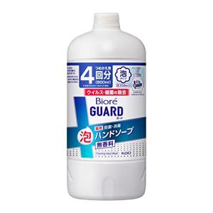 ビオレu 大容量 ビオレガード薬用泡ハンドソープ 無香料 つめかえ用 800ml｜m-mmks