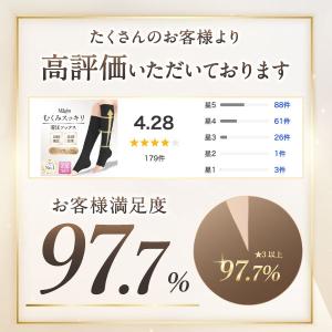 着圧ソックス 弾性ストッキング 医療用 ふくら...の詳細画像2