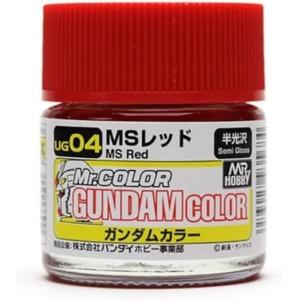 クレオス ガンダムカラー UG04 MSレッド 10ml 塗料｜m-onlineshop