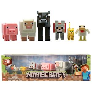 マインクラフト アクションフィギュア -アニマル6パック- ...