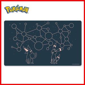 海外ポケモンセンター限定 ポケモンカードゲーム プレイマット エーフィ&ブラッキー 夜空の星座 Espeon & Umbreon Starry Constellations｜m-onlineshop